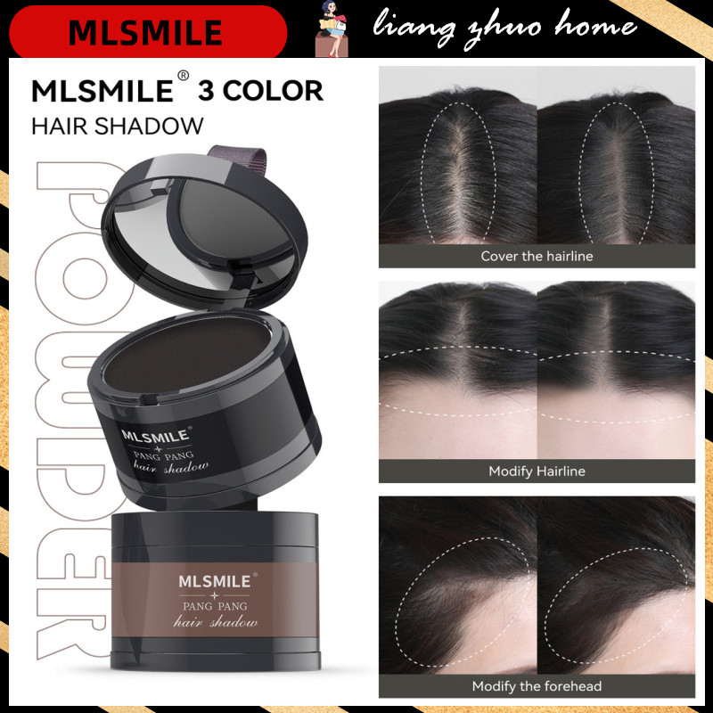 Mlsmile Hairline Fluffy Powder Repair Volume Powder Shadow Shadow Powder คอนซีลเลอร์ผมครอบคลุมเติมหน้าผาก Hairline