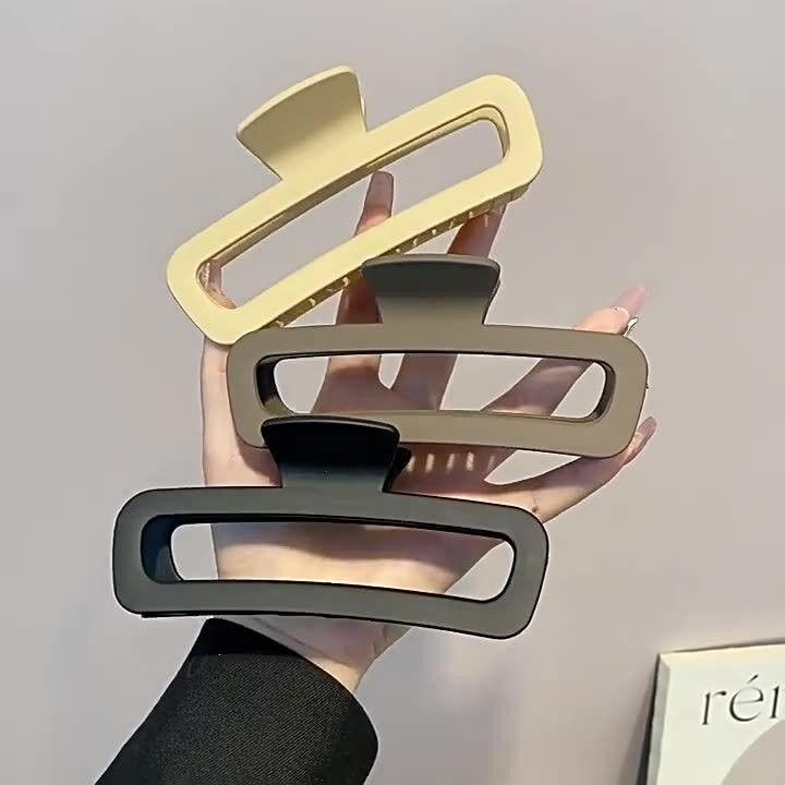 Simple Frosted Large Temperament Back Head Hair Shark Clip