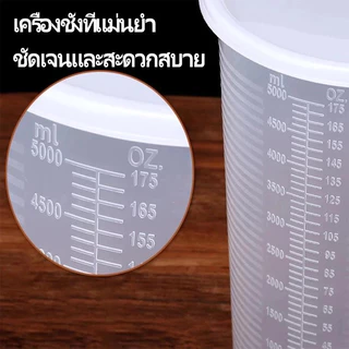 ถ้วยตวง พร้อมฝา ซื้อ 1 แถม 2 บีกเกอร์พลาสติก เหยือกตวงพลาสติก (หน้า) มีหูหิ้ว เหยือกตวงความจุสูง เนื้อหนา