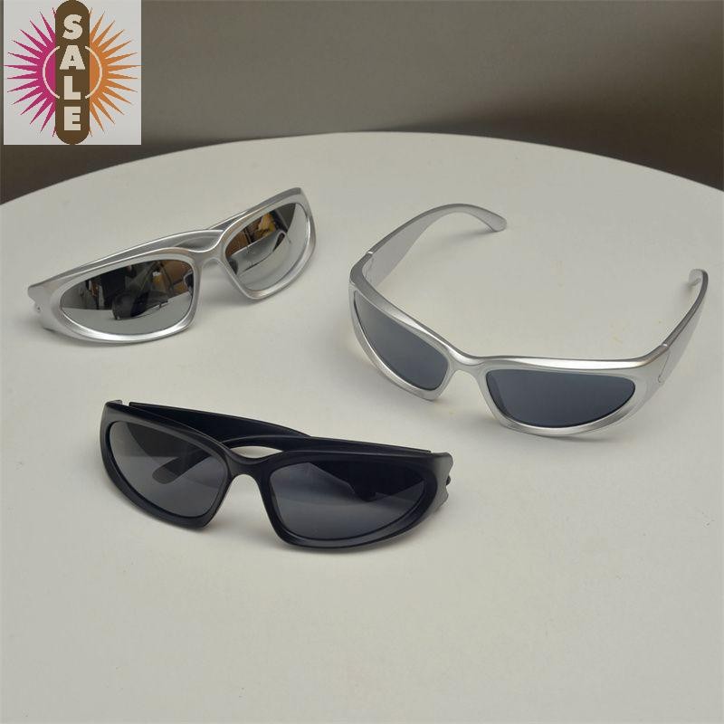 ON Sport แว่นตากันแดดโพลาไรซ์แว่นตากันแดดแว่นตา UV400 Windproof Steampunk แว่นตากันแดดสําหรับผู้ชายผู้หญิงตกปลา Retro A