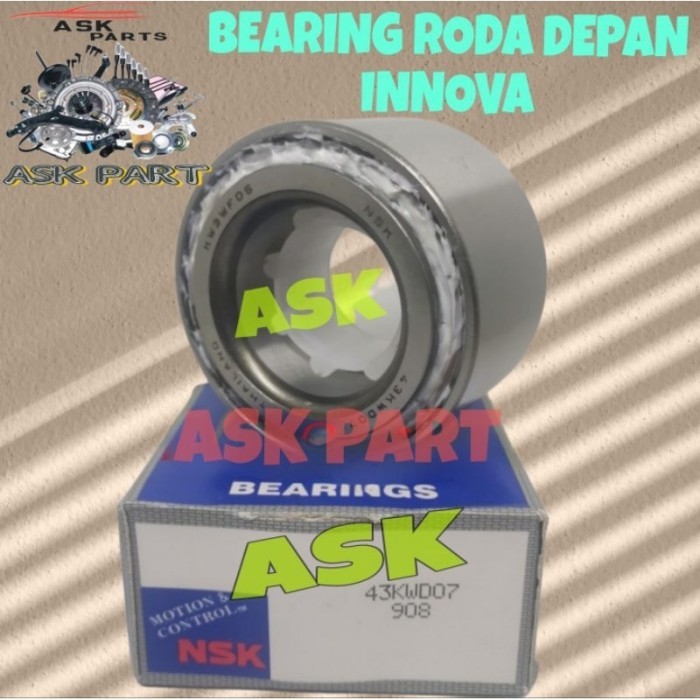 LAHAR BEARING ล้อหน้า LAHER TOYOTA INNOVA INOVA NSK 43KWD07