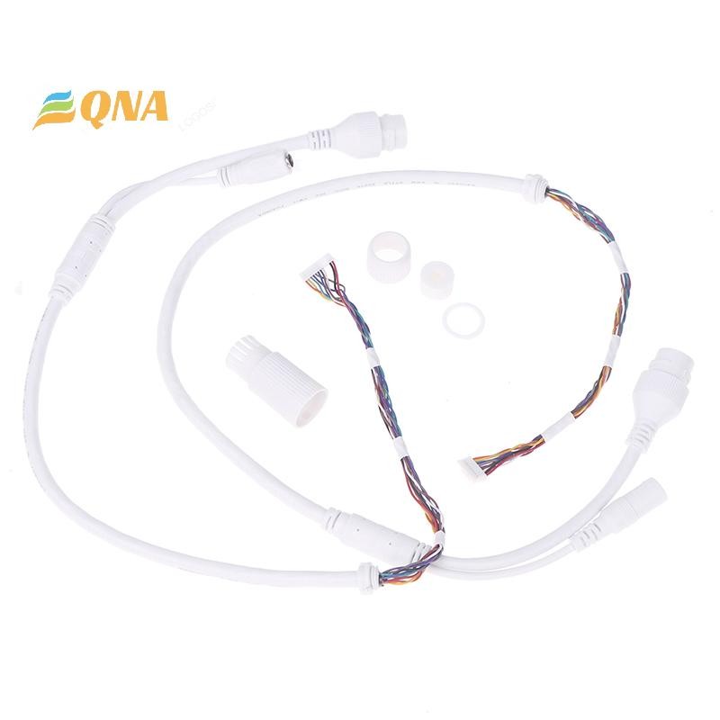 [QNA] 1 PC Ethernet Lan Cable POE RJ45 สายเคเบิลเครือข่าย 10 Pin 10 Core 12 Pin 10 Core Tail Line หม