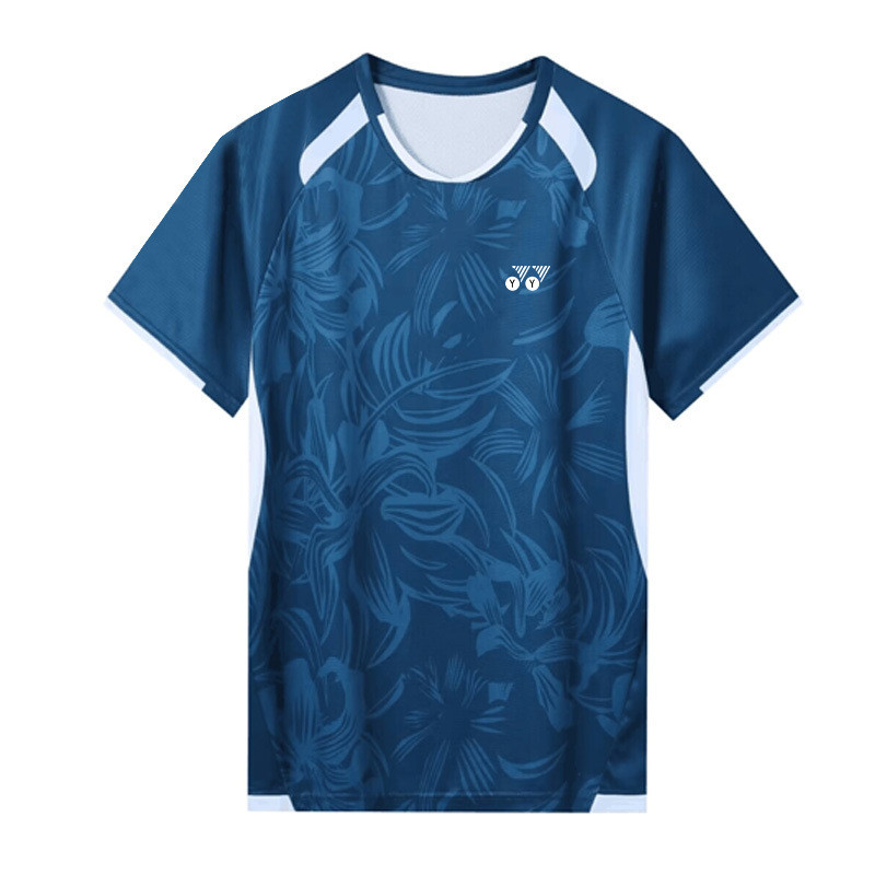 EERSHENSHI เสื้อผ้าแบดมินตันชุดผู้ชายและผู้หญิงผ้าไหมน้ําแข็งแขนสั้น Quick-Drying Breathable เทนนิสปิงปองสวมใส่การแข่งขัน - รูปที่ 5