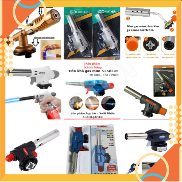 [5 ️] MINI WHITE GAS TORN HEAD 920, 818/733, 915/503C, NAMILUX 1719RN, TORCH 502C/504C/816, FURTHER 