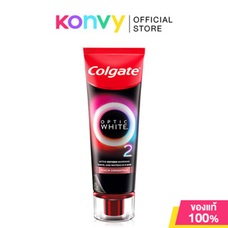Colgate Optic White O2 Peach Osmanthus Toothpaste 85g ยาสีฟั…
