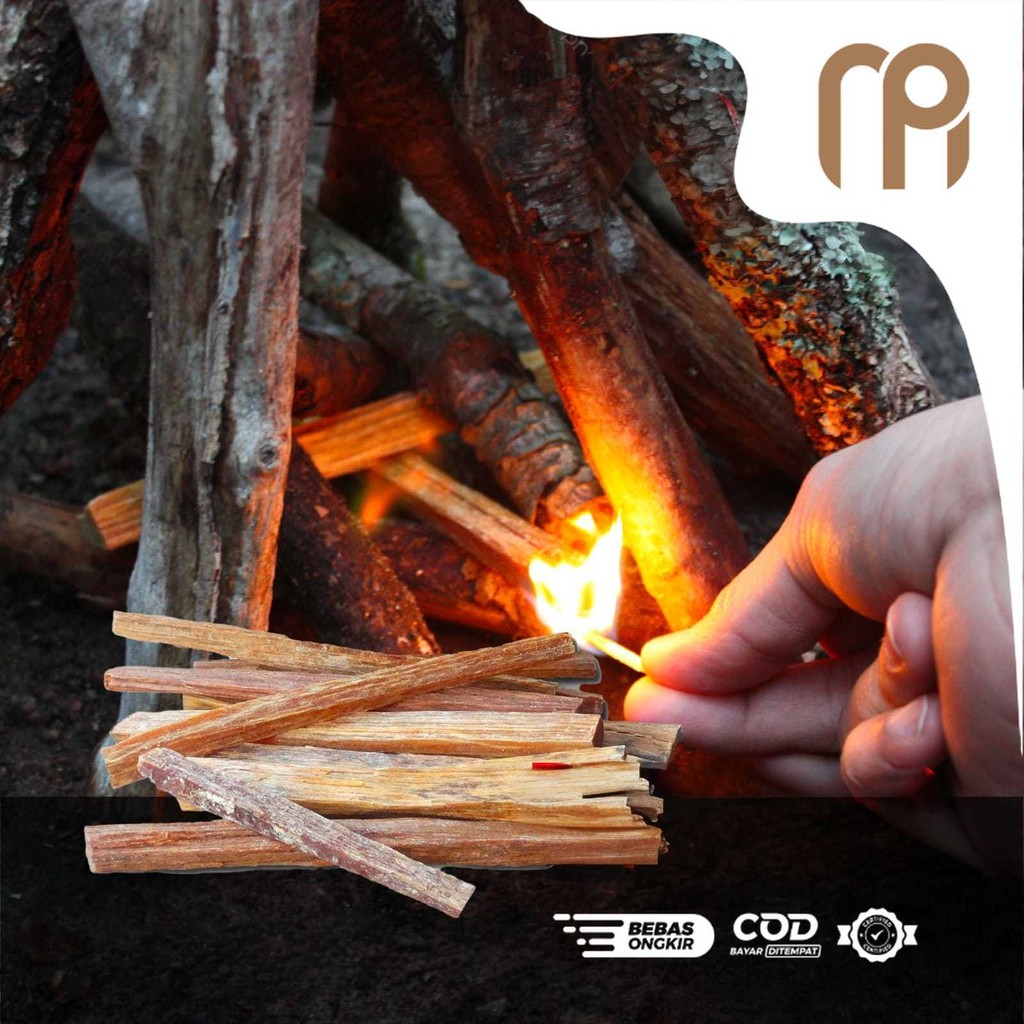 Natural FIRE STARTER MAGIC TINDER ไม้สําหรับ Bushcraft & Camping