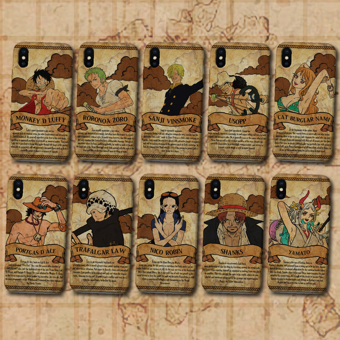 One Piece Anime Case Series Luffy Mugiwara Zoro Sanji Nami Ace Law