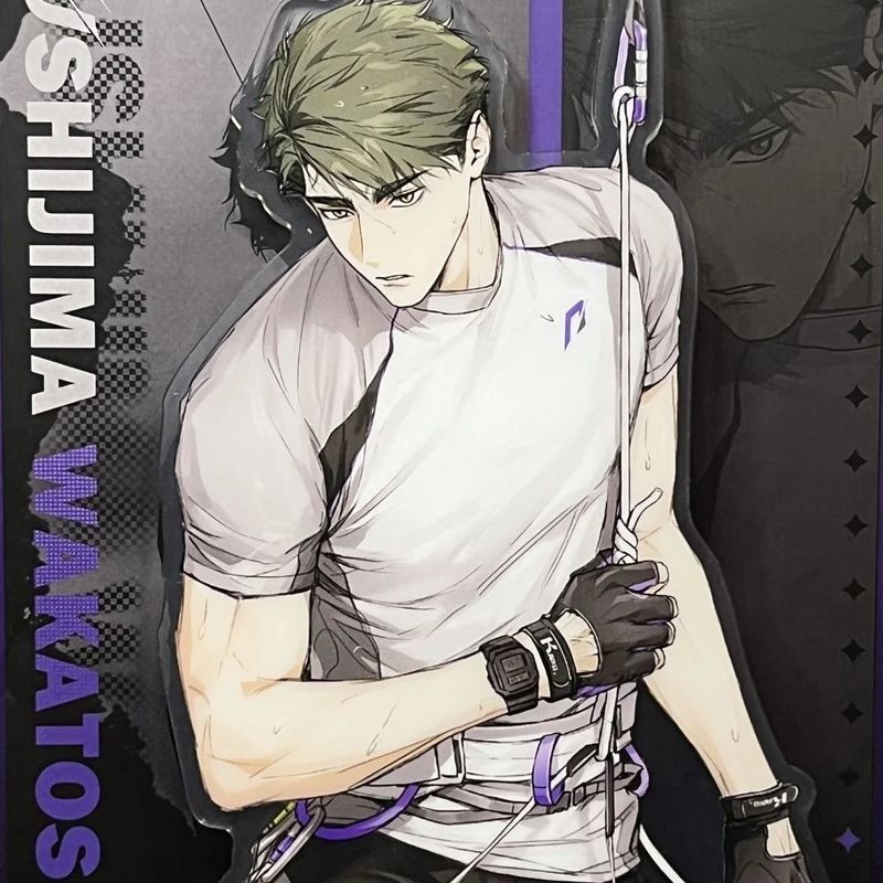 วอลเลย์บอล Boy Oxshima Saku Kuroo Toru Kawa กีฬากลางแจ้งชุดอะนิเมะเครื่องประดับขาตั้ง HM