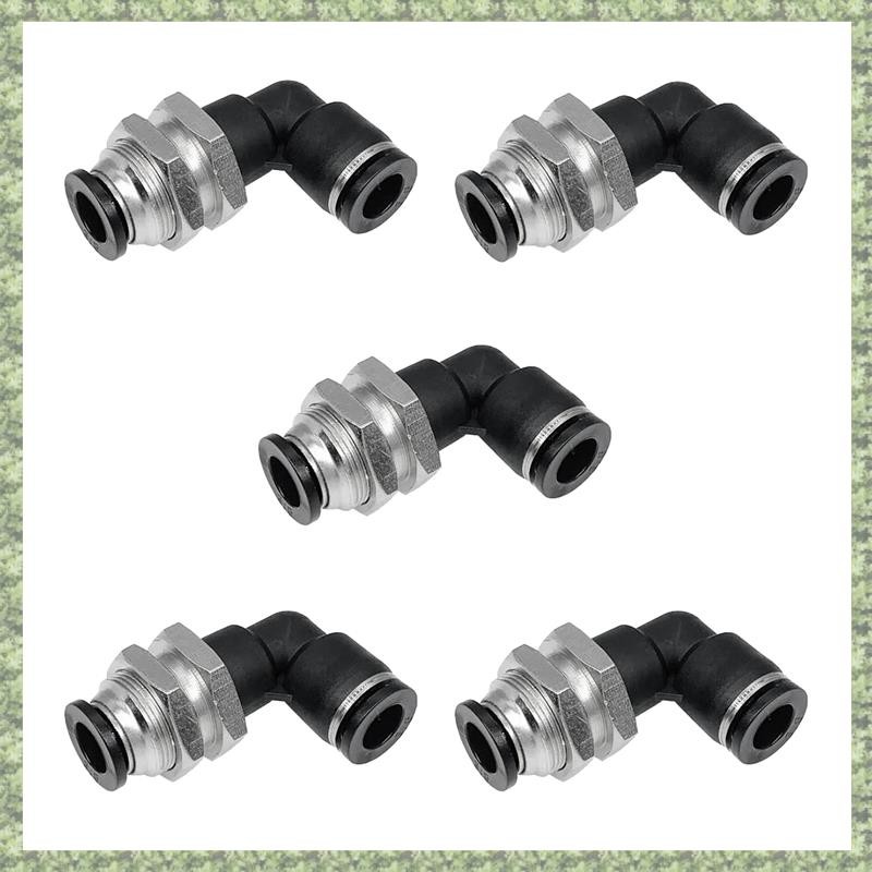 (KT) 5 ชิ้น Pneumatic Quick Connect 3/8in X 3/8in Tube OD Push to Connect Tube Fitting