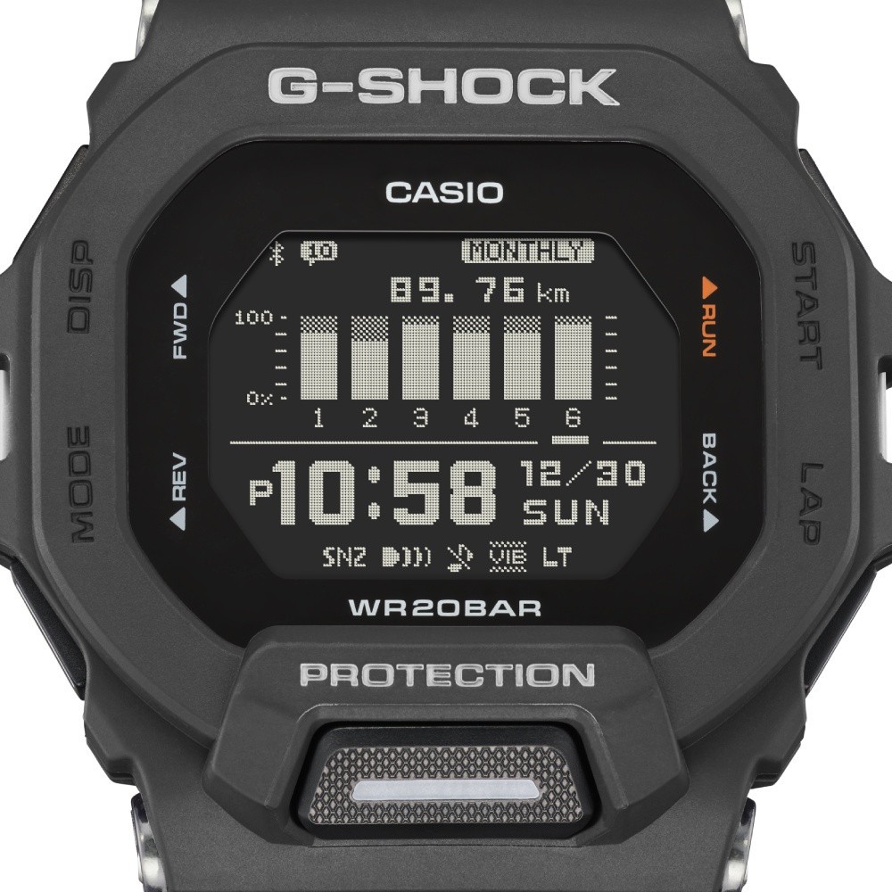 CASIO นาฬิกาข้อมือผู้ชาย G-SHOCK รุ่น GBD-200-1DR นาฬิกา นาฬิกาข้อมือ นาฬิกาข้อมือผู้ชาย