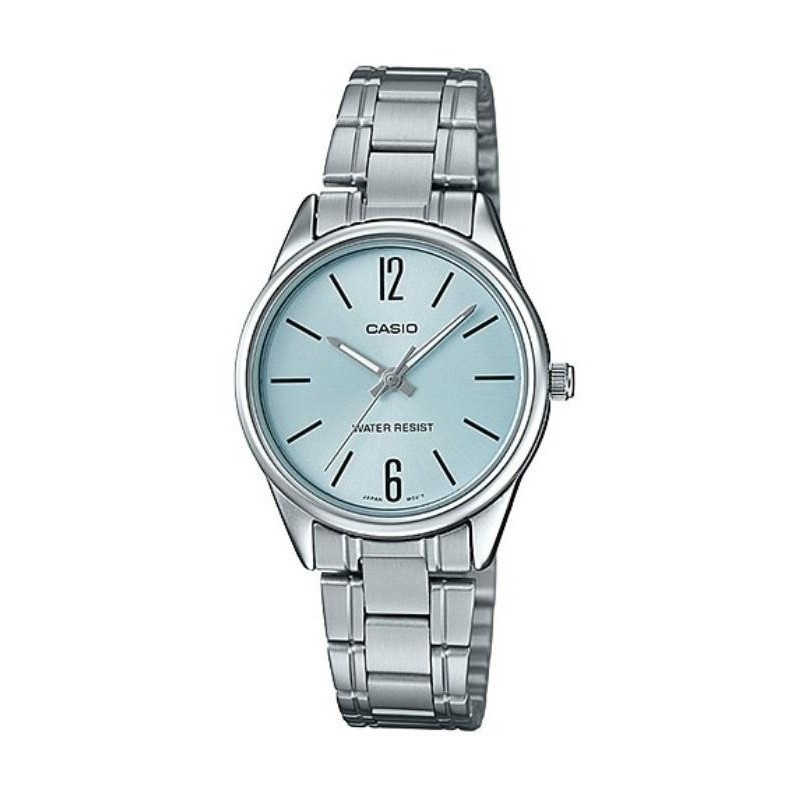 CASIO นาฬิกาข้อมือผู้หญิง GENERAL รุ่น LTP-V005D-2BUDF นาฬิกา นาฬิกาข้อมือ นาฬิกาข้อมือผู้หญิง
