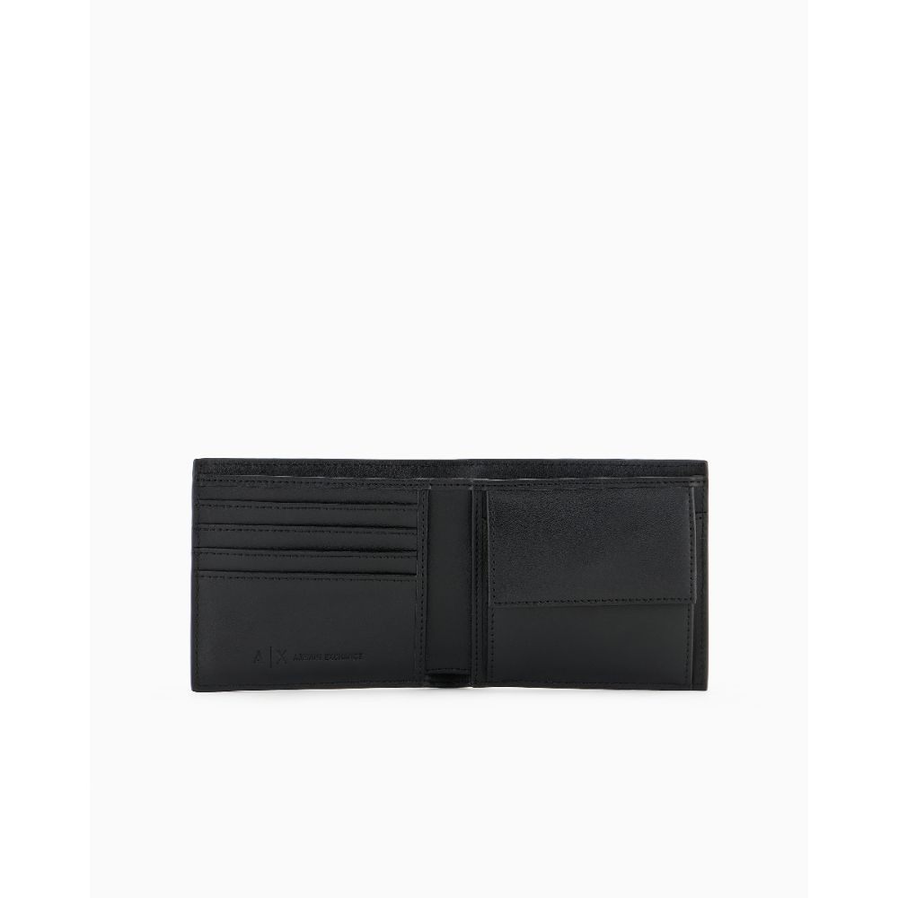 Armani Exchange กระเป๋าสตางค์ผู้ชาย รุ่น XM000167-AF11925-UC001 - สีดำ