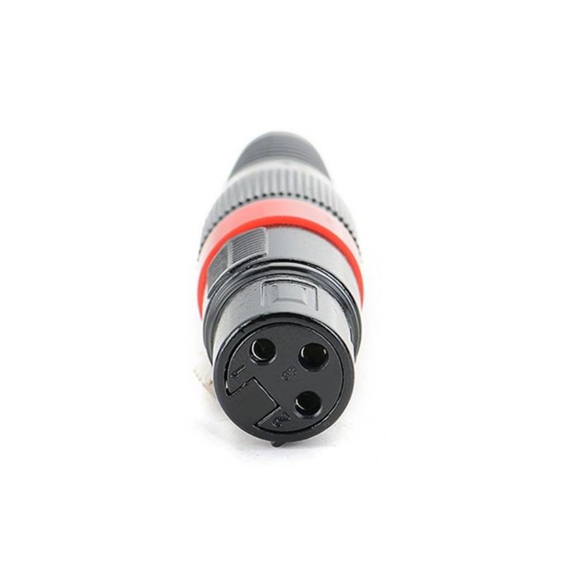 CH XLR 3Pin ปลั๊กตัวเมียสําหรับอุปกรณ์เสียงและการเชื่อมต่อไมโครโฟน