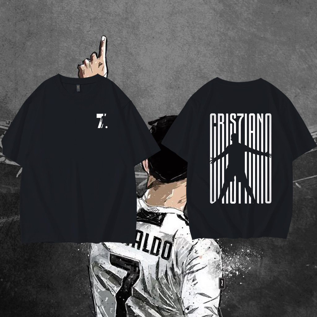 Cristiano Ronaldo CR7 เสื้อยืด Ronaldo T-shirt เสื้อยืดผ้าฝ้ายแบบใหม่ t-shirt
