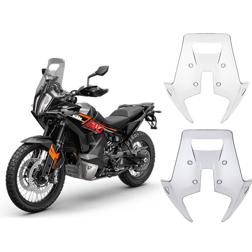 XTMOTO รถจักรยานยนต์กระจกกระจก Deflector หน้าจอ Shield WindScreen Visor สําหรับ 790 890 ADV Adventur