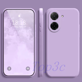 เคส Redmi A5/A3/A2/A1 Plus/14C/13C/12C/12/10C/10A/1010/9C เคสซิลิโคนสีธรรมดาเรียบง่าย YT