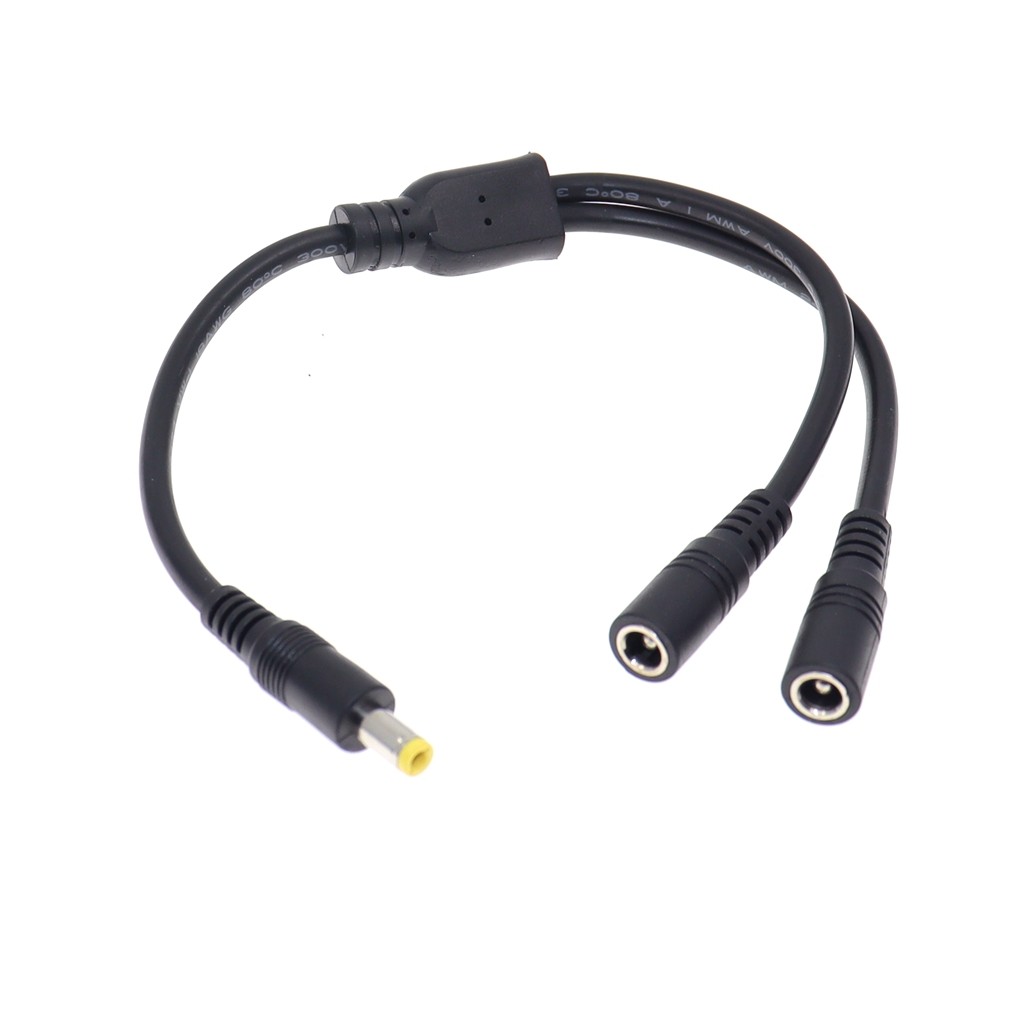 18AWG DC 5.5 มม.* 2.5 มม.2 หญิง 1 ชายอะแดปเตอร์ Splitter ปลั๊กสาย 12V สําหรับกล้องวงจรปิด LED Strip Light