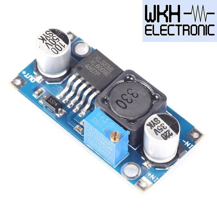 EWR27 XL6009 4A DC Step Up Boost Converter Booster แหล่งจ่ายไฟปรับได้