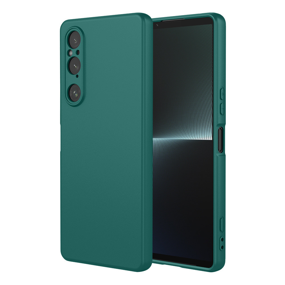ซิลิโคนเหลวกันกระแทกแบบนุ่มสําหรับ Sony Xperia 1 VII 10 VI Xperia5 V Matte โทรศัพท์ป้องกันฝาครอบกันชน