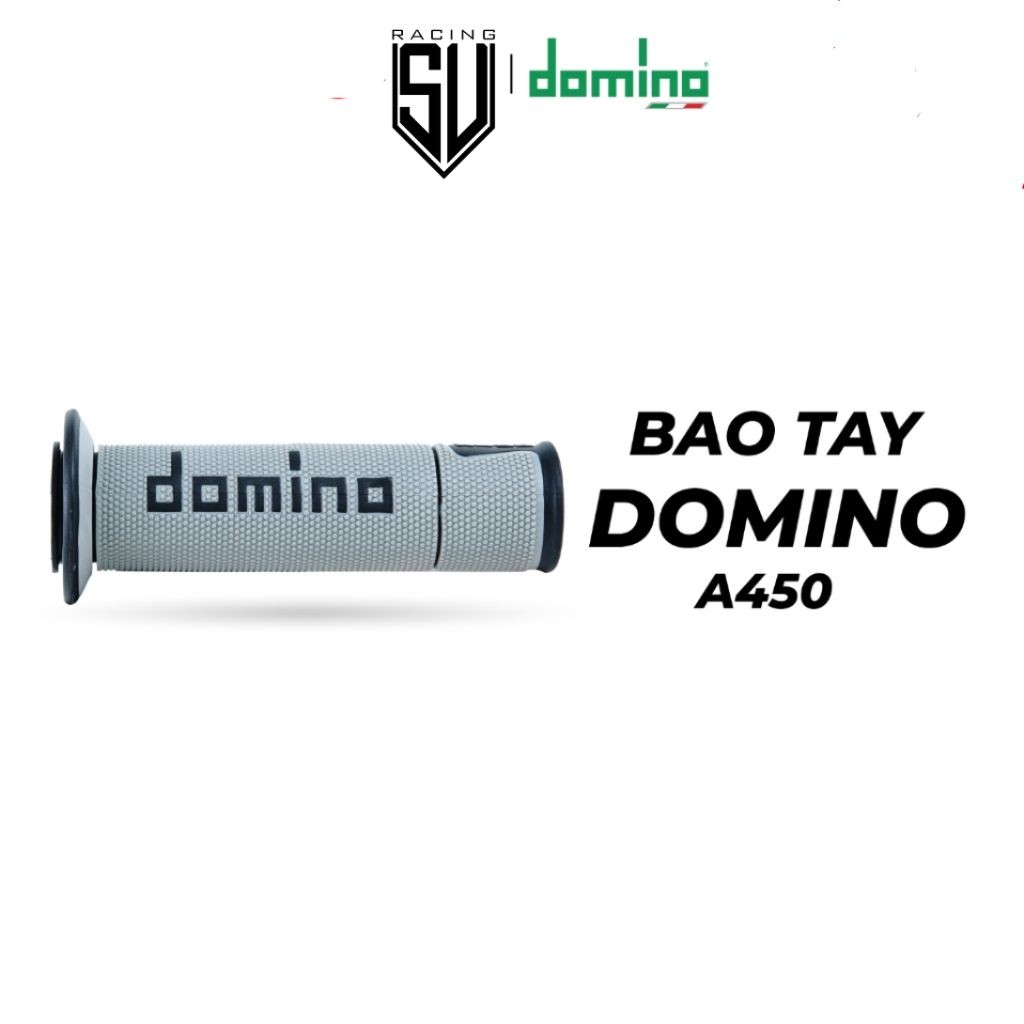 ถุงมือ Domino A450 - สีเทา/ดํา