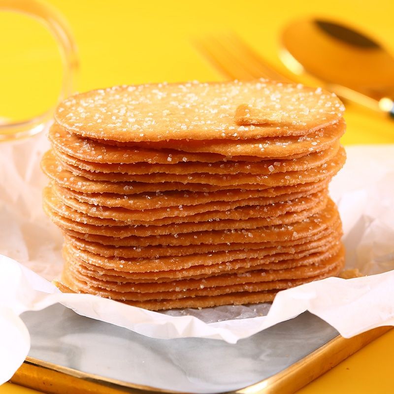 Taishanwa Crispy Biscuits Candy Crepes Snacks ของว่างจํานวนมากหลายรสชาติ ของหวาน อาหารเช้าทั้งกล่อง2