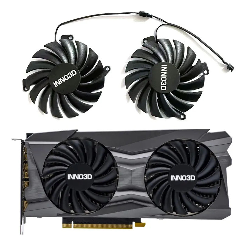 ยี่ห้อใหม่ 85 มม.4PIN CF-12910S RTX3050 3060TI GPU พัดลมสําหรับ Inno3D GeForce RTX3070 RTX3060Ti RTX