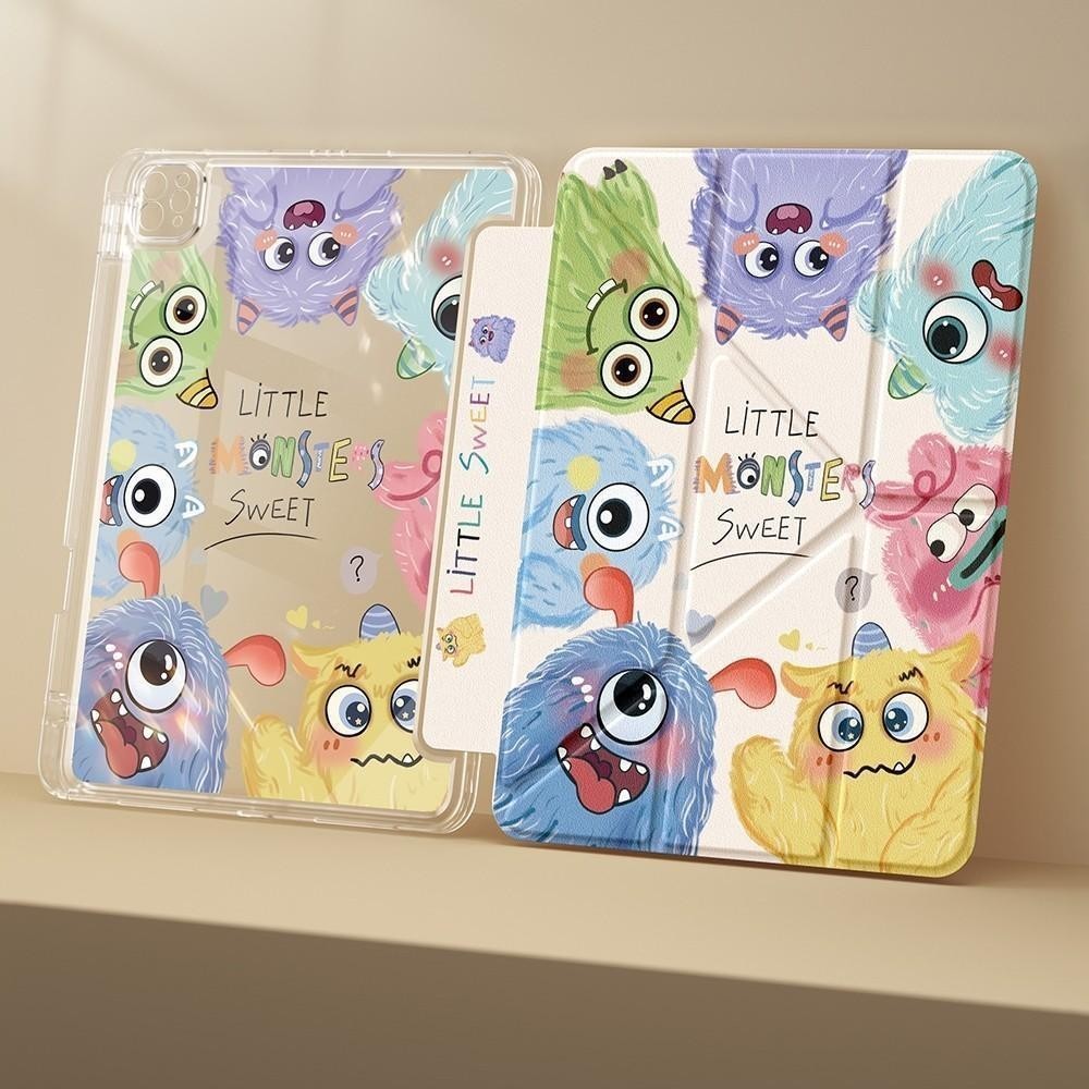 เคสไอแพดน่ารัก for Air4 Air5 Air6 Air7 11นิ้ว Air13 M3 Gen11 A16 Gen10 Gen7/8/9 pro11 มีที่เก็บปากกา