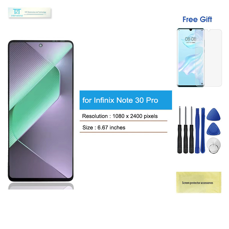 <พร้อมกรอบ> Amoled จอ lcd for Infinix Note 30 Pro หน้าจอ แท้ OLED/Amoled