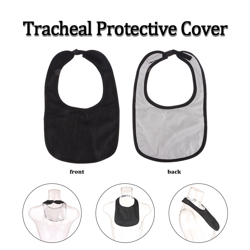 Tracheal ป้องกัน Shield Tracheostomy Tube ลมหมวกป้องกันคอฝุ่น Tracheostomy Tube 19*30 ซม