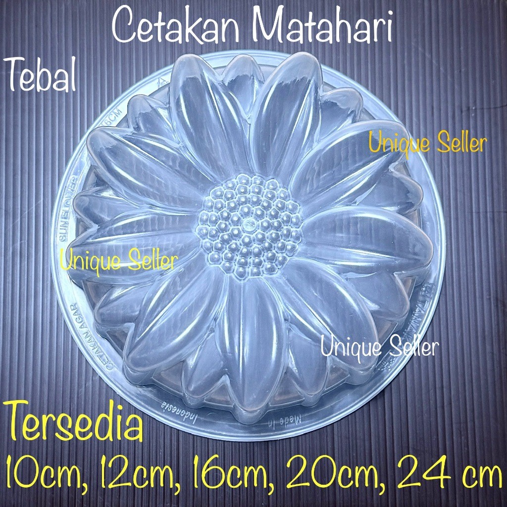 MATAHARI Sun Pudding Jelly Mold 10 ซม. 12 ซม. 16 ซม. 20 ซม. 24 ซม. TNK / Putu Ayu Mold Sponge Agar2 