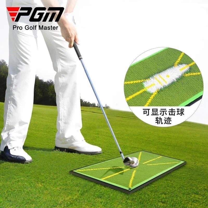 PGM กอล์ฟ Strike Mat Bead Display Track ผู้เริ่มต้นการฝึกอบรมการตรวจจับรอยรอบ Pad Swing Exerciser DJD038