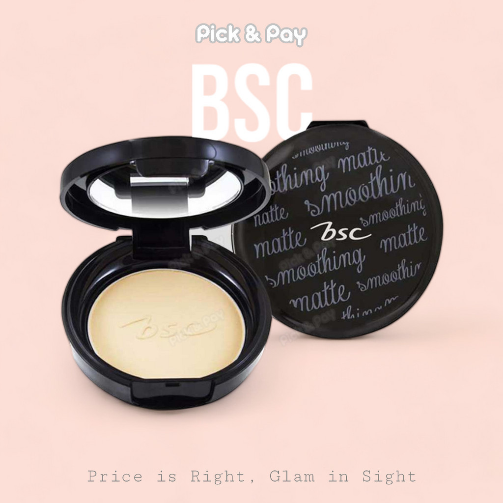 BSC SMOOTHING MATTE POWDER SPF 20 PA++ แป้ง สมูทติ้งแมท ขนากพกพา 3.5 กรัม (pickandpay)