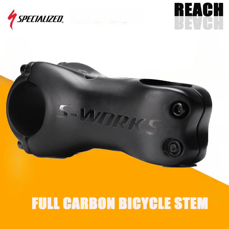 คาร์บอนไฟเบอร์เต็ม S-works สีดํา Ultra light ทนทานถนน /ก้านจักรยานภูเขา