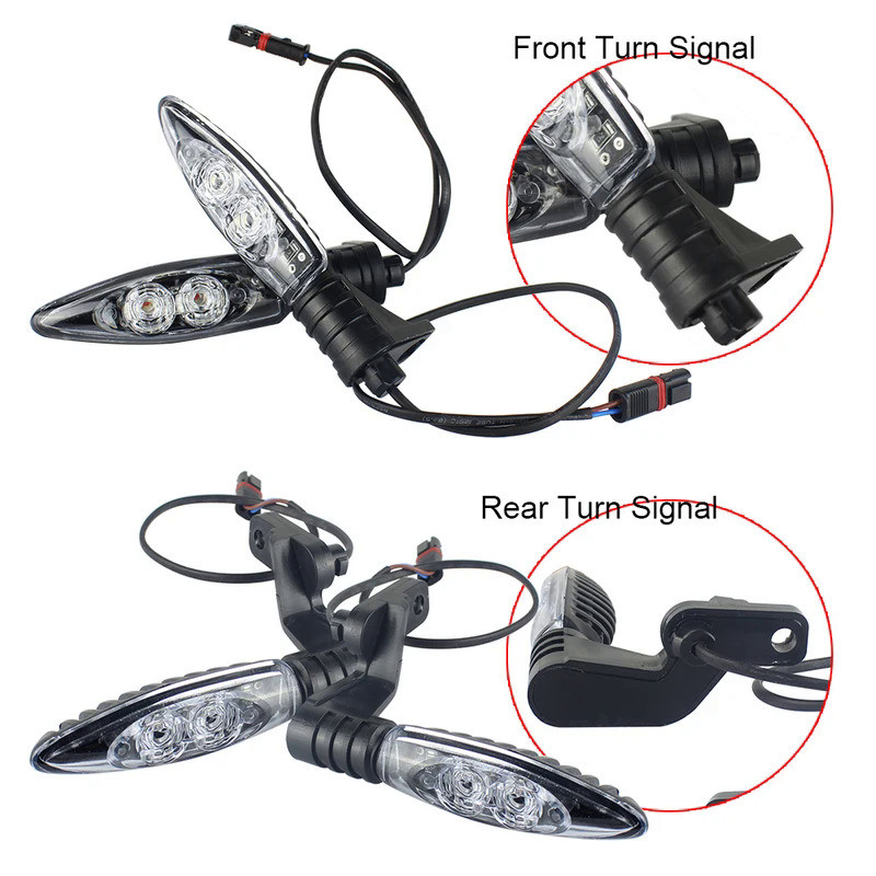 Front Rear Turn Indicator Signal LED Lights For BMW R1200GS F800GS S1000RR F800R K1300S G450X F800ST