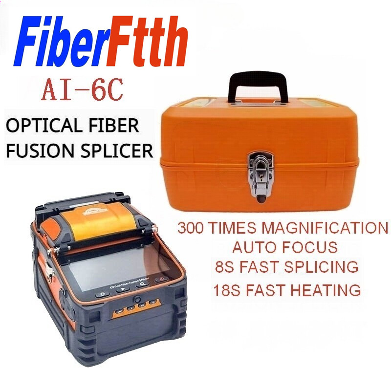 Fiber mechanical splice FTTH Fiber Optic Welding Splicing Machine Optical Fiber Fusion Splicer AI-6C