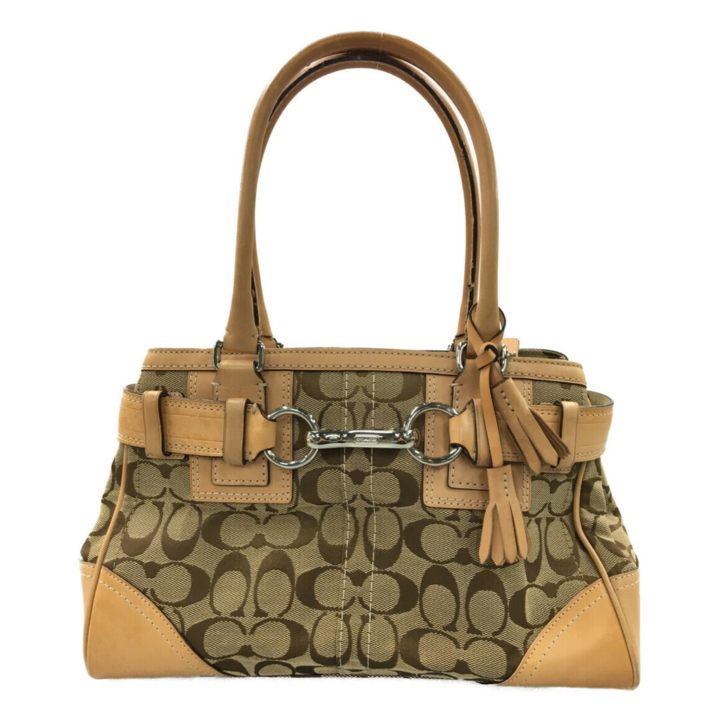 COACH hand Signature Women Direct from Japan Secondhand