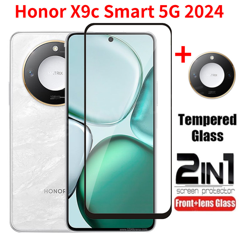 ป้องกันหน้าจอสําหรับ Honor X9c สมาร์ท X9d X70 X9 X9A X8d 5G 4G 2025 คลุมทั้งหมดกระจกนิรภัยใส HD ป้องกันฟิล์มรอยขีดข่วน