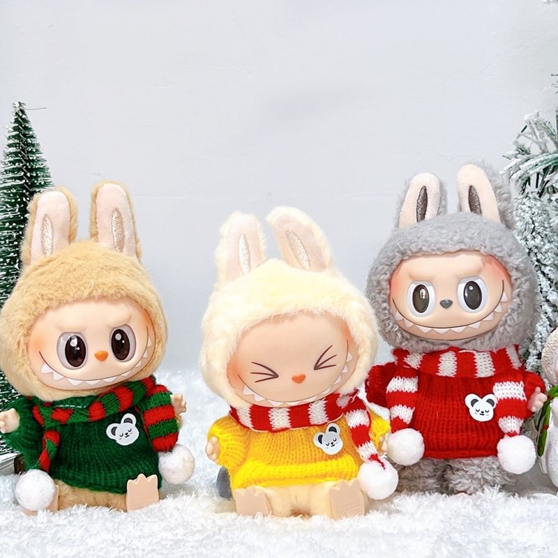 ชุดลาบูบู้ v2 ชุดลาบูบู้, ของขวัญคริสต์มาส, ชุด labubu v2 (ไม่รวมตุ๊กต）