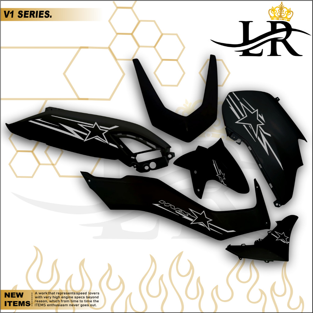Variation STRIPING STICKER NMAX ใหม่ 2020-2023 STRIPING STAR YAMAHA NMAX ใหม่