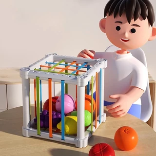ของเล่นเด็ก กล่องหยอดผลไม้ บล็อคตัวต่อผลไม้ เพิ่มกิจกรรมให้เด็กๆ