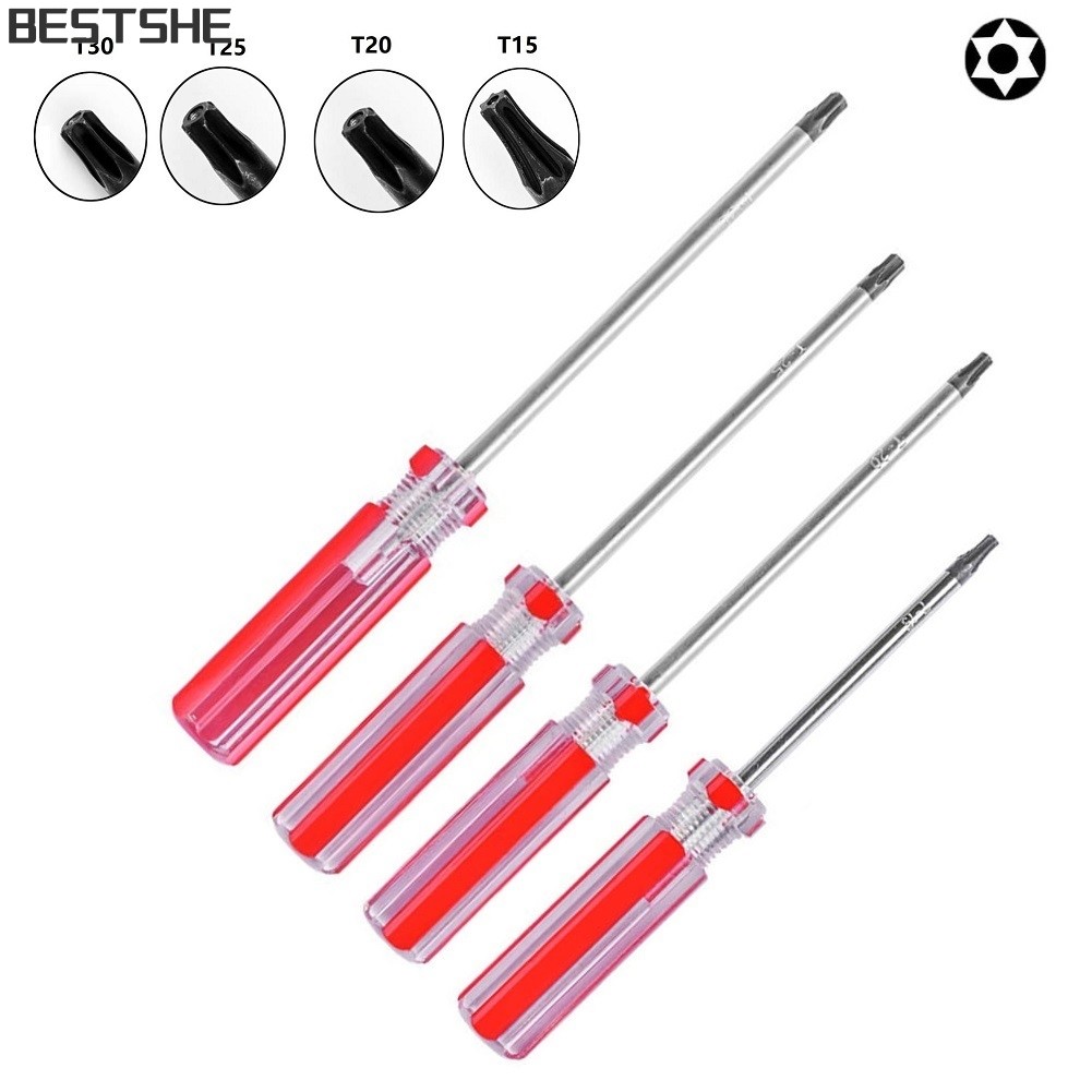 <bestshe> T15 T20 T25 T30 ไขควงแม่เหล็กที่มีความแม่นยําสําหรับ Xbox สําหรับคอนโทรลเลอร์ไร้สาย 360