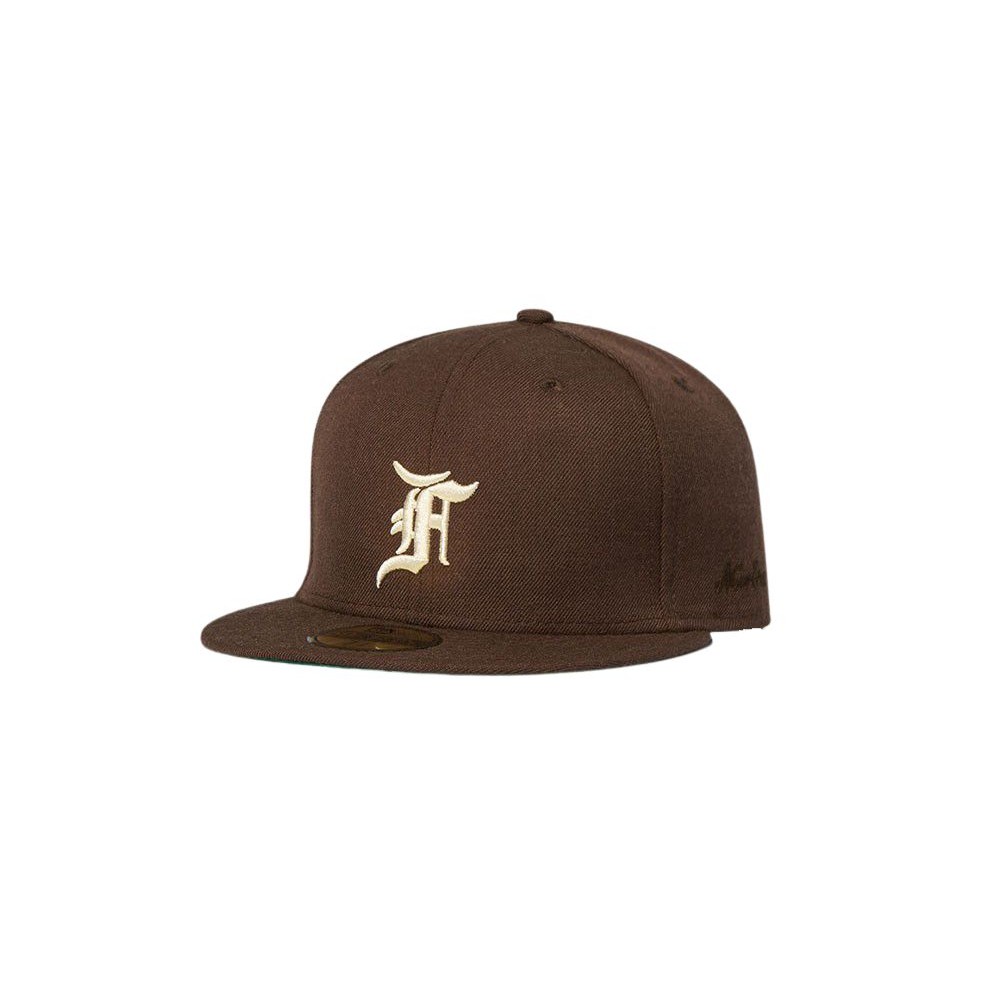 FEAR OF GOD ESSENTIALS New Era Fitted Cap Brown Unused