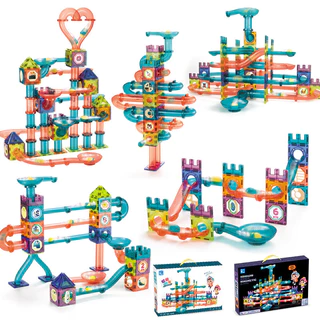 BAY บล็อกตัวต่อแม่เหล็ก ของเล่นเสริมพัฒนาการ ของเล่น magnetic tiles ตัวต่อแม่เหล็ก