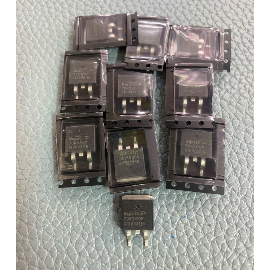 70R380P แท้ MOSFET 11A750V-TO-263(ราคาต่อชิ้น)มีพร้อมส่งในไทย
