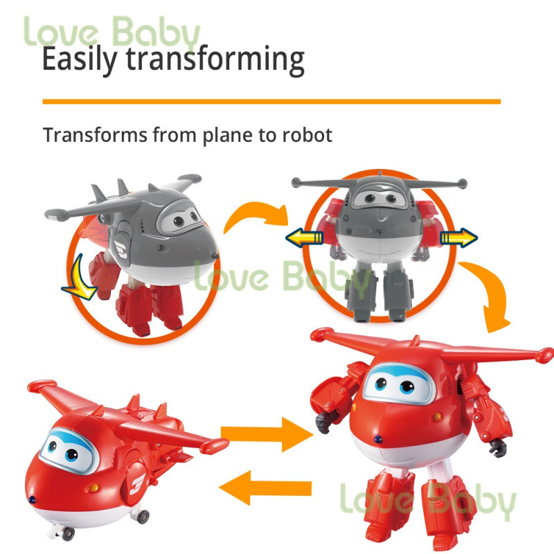 Super Wings ของขวัญวันเกิดเด็กแอคชั่นฟิกเกอร์ขนาด 5 นิ้ว 9XGR ราคา ถูกที่สุด ดีลบีเคเค แกลเลอรีภาพที่ 4