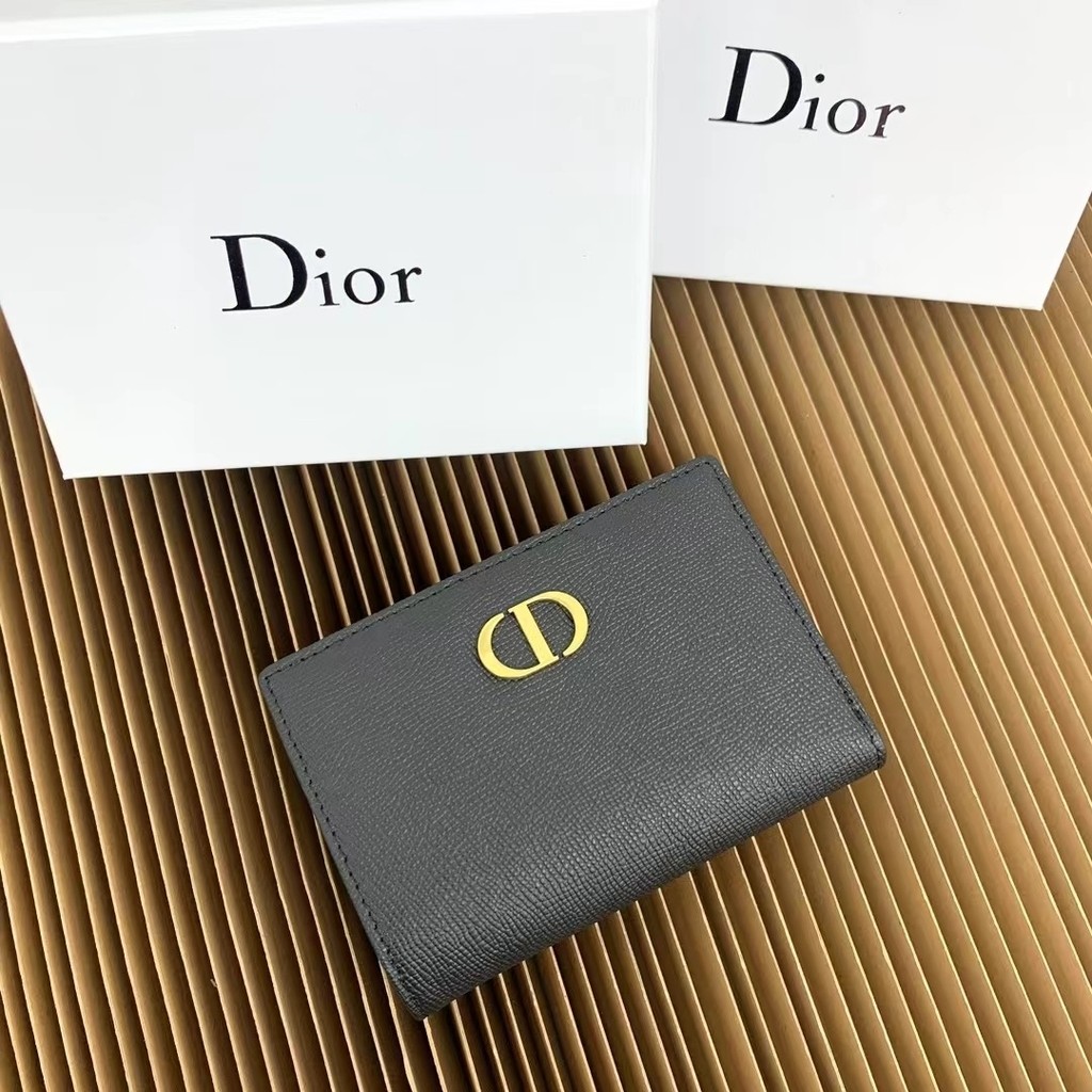 Dior2025กระเป๋าสตางค์ใบยาวแฟชั่นลำลองสำหรับผู้หญิงรุ่นใหม่ cdzt