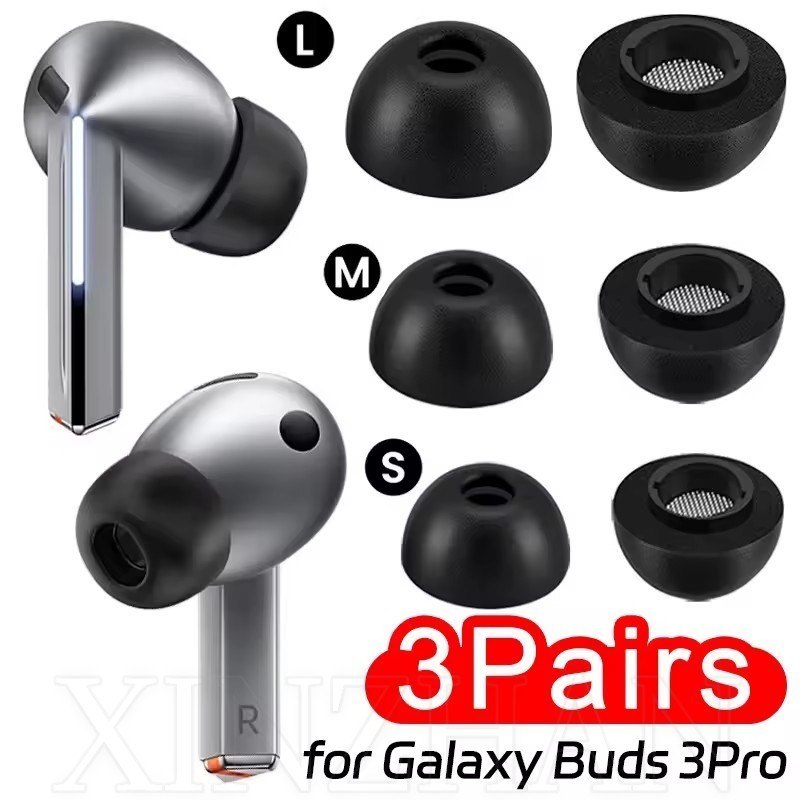 1/3 ชิ้น S/M/L ซิลิโคนอ่อน Eartips Earplug - สําหรับ Samsung Galaxy Buds3 Pro - ลดเสียงรบกวน, กันลื่น, สบาย - หูฟัง Earcap - เปลี่ยนหูฟัง Ear Tips