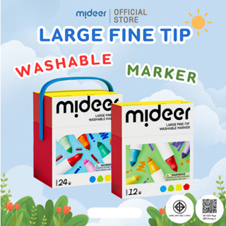Mideer มิเดียร์ Large Fine-Tip Washable Marker ปากกาเมจิกหัว…
