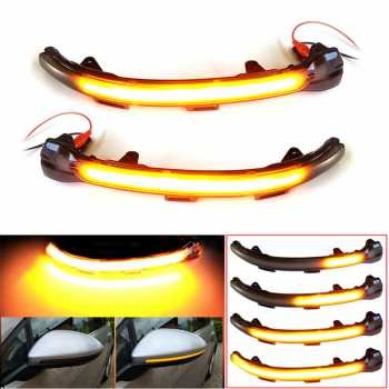 TO - OTOMAYANG กระจกมองหลังรถยนต์ไฟเลี้ยว LED 12V 2 ชิ้น - AL75