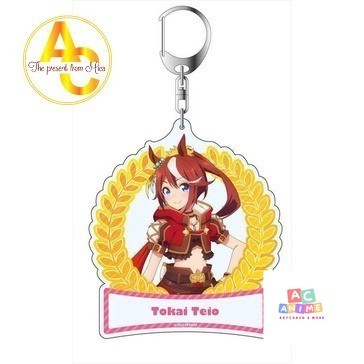 Umamusume สวย Derby Tokai Teio Symboni Satono Daitaku Ikuno พวงกุญแจ